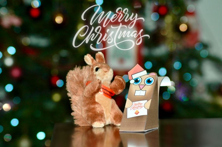 paper toy squirrel
